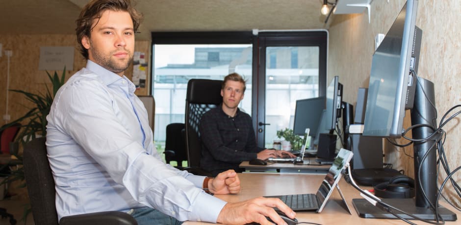 Harro van der Kroft en Ruben Spruit willen liever hun eigen loonslaaf zijn